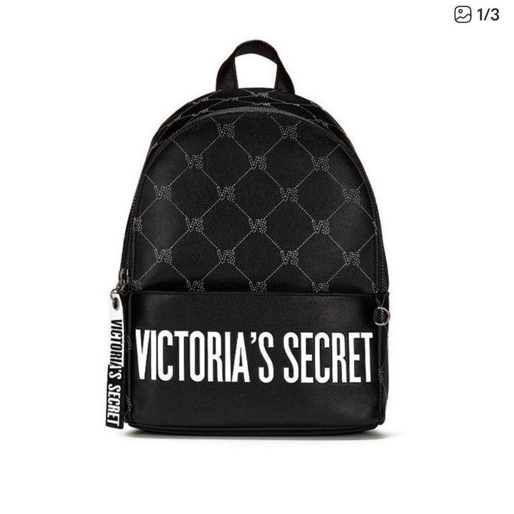 Victoria's Secret Black and White Backpack